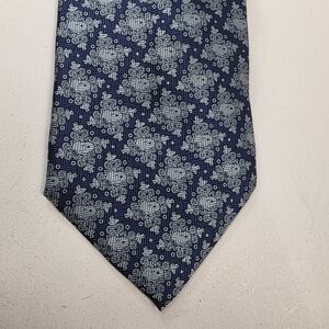 Peanuts 50th Celebration Silk Tie Snoopy Charlie Brown Blue Novelty 58"